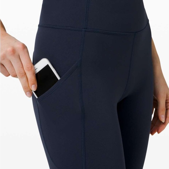 Lululemon Invigorate High-Rise Tight 25" Leggins True Navy size 6 - Picture 4 of 11